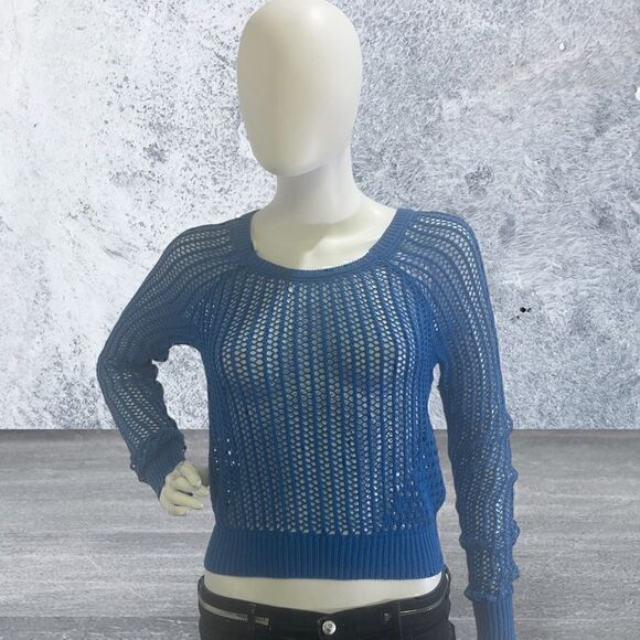 Buffalo by David Bitton Mesh Sheer Mermaid VINTAGE Sweater W/Tags - Picture 1 of 6